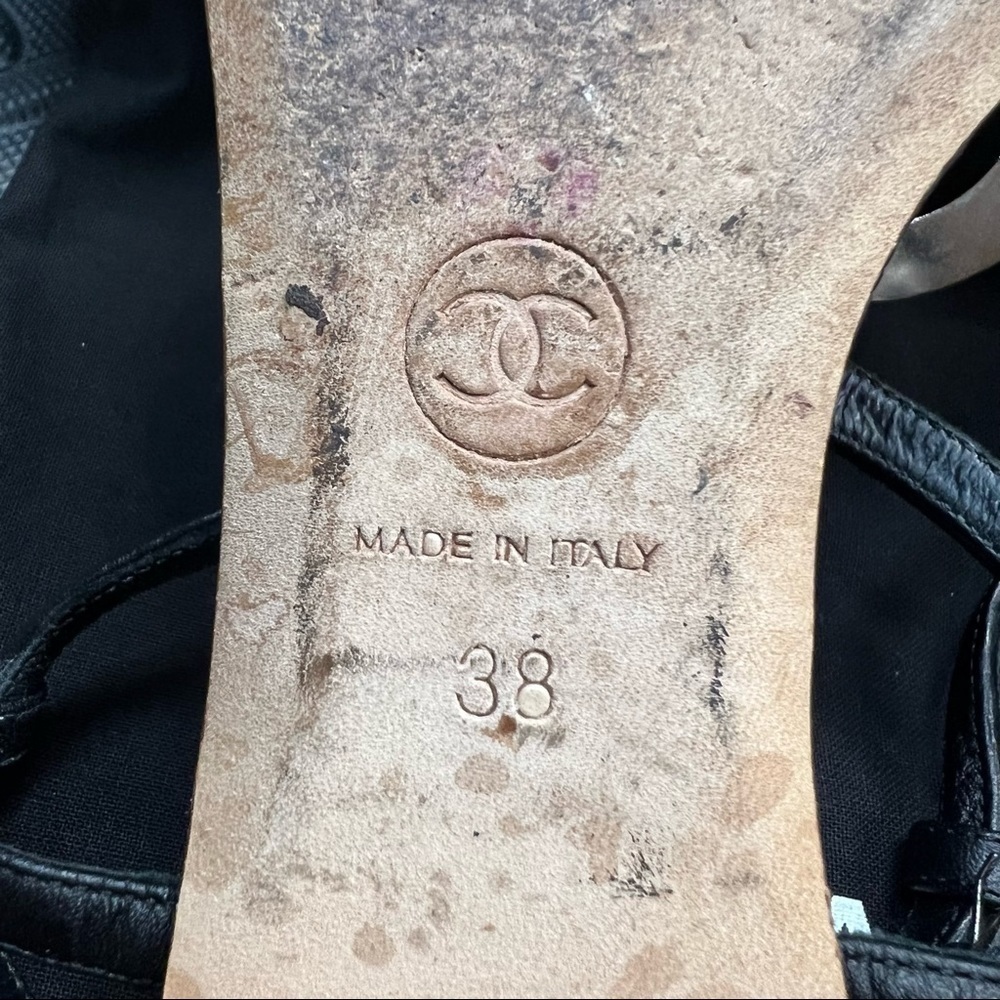 Chanel | Logo sandals - Picture 9 of 13